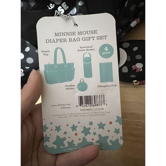 Disney Minnie Mouse Multi Piece Diaper Bag - Picture 5 of 9